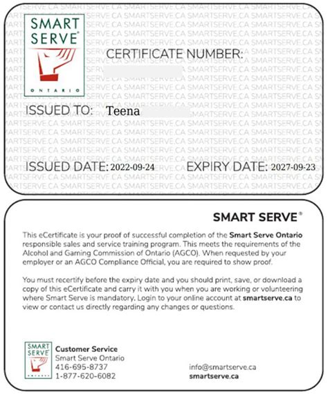 how to get a smart serve card|smart serve certificate for free.